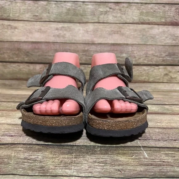 Birkenstock Tuape Suede Arizona Sandals - Picture 5 of 9